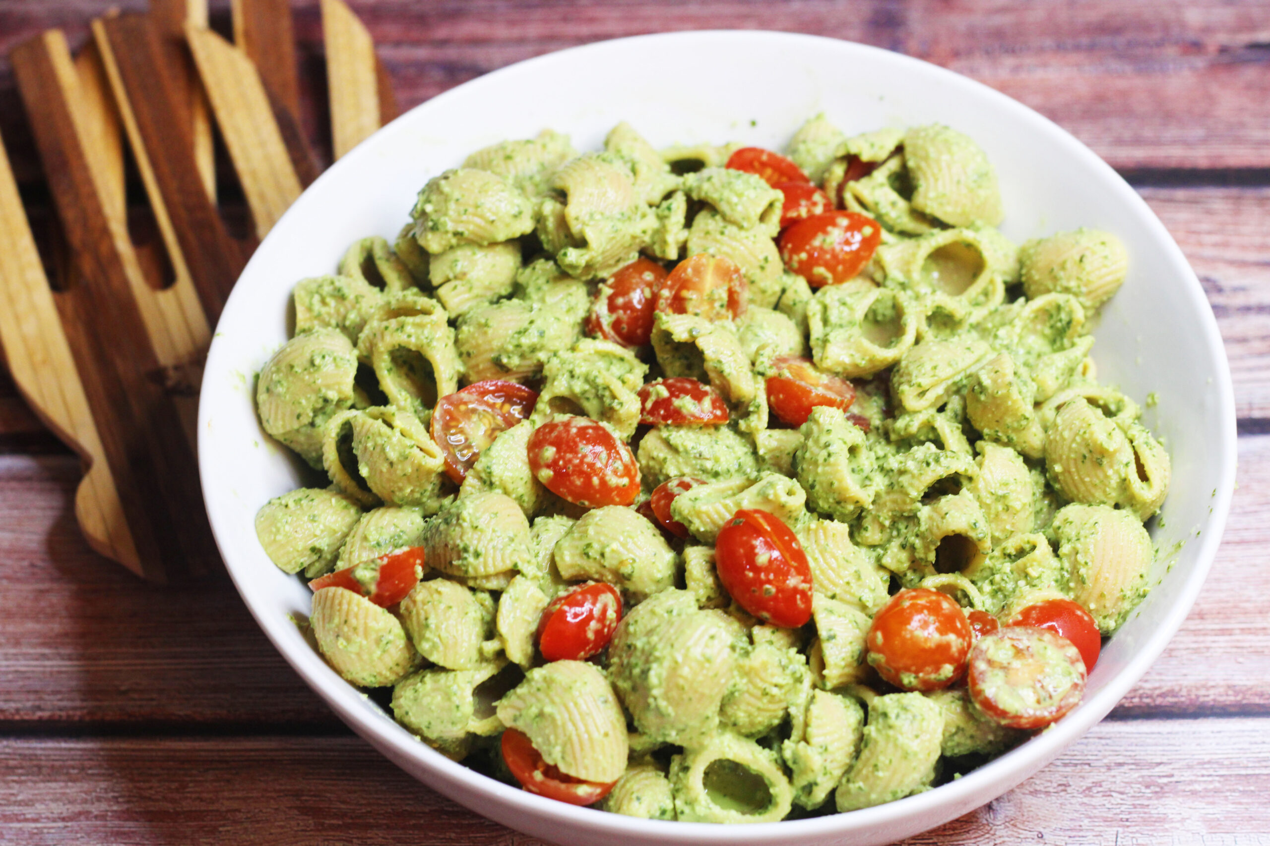 Plant Based Pesto Pasta Clean Food Mama