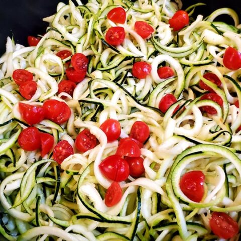 Zucchini Noodles with Pesto