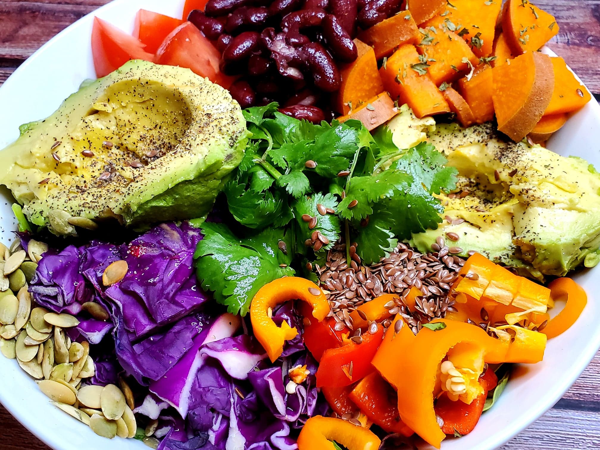 Sweet Potato and Red Bean Buddha Bowl – Clean Food Mama