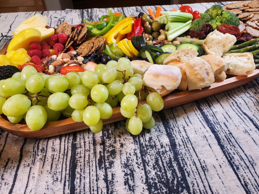 vegan charcuterie board, plant based charcuterie board, vegan snack board, plant based snack board, easy vegan snack board, easy plant based snack board, easy vegan charcuterie board, easy plant based charcuterie board, charcuterie board, snack board, kid friendly vegan foods, kid friendly vegan dishes, easy plant based dishes, easy vegan dishes, snack board ideas, vegan snack board ideas, plant based snack board ideas, cilantro lime crema, plant based dips, plant based dressings, vegan dips, vegan dressings, fruit and veggies, family game night snack, party snack board, vegan snack, plant based snack, easy vegan snack, easy plant based snack, easy vegan dish, kangen water store, vancouver kangen water store, charcuterie board themes, cashew ranch dressing, oil free peanut sauce, oil free vegan recipes, oil free plant based recipes, gluten free vegan recipes, gluten free recipes, oil free recipes, simple vegan dishes, simple plant based dishes 