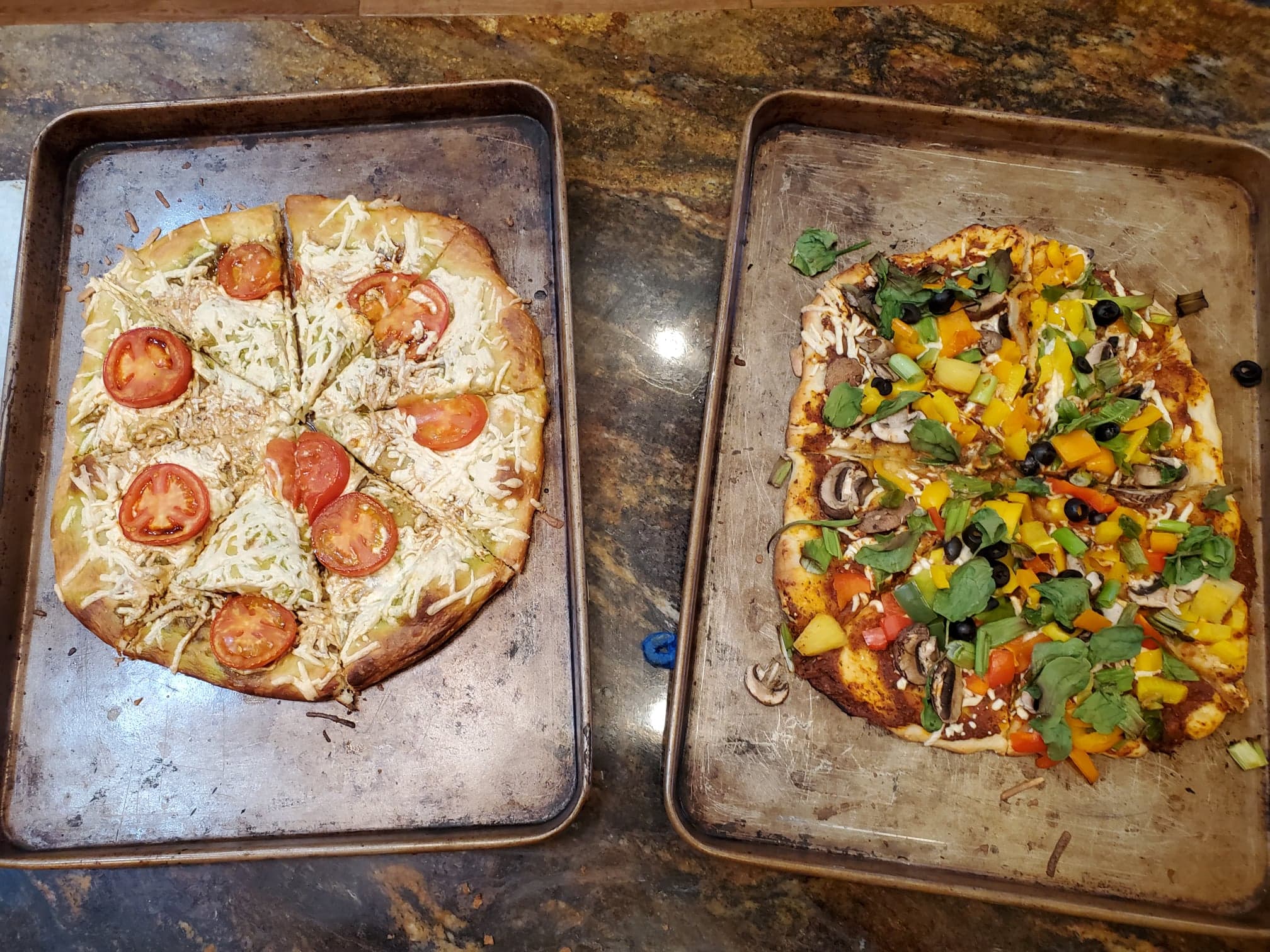 Easy Vegan Pesto And Tomato Pizza With Balsamic Glaze Clean Food Mama 6871