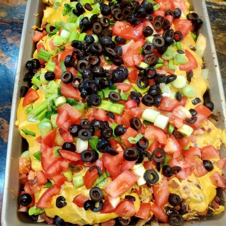 Fully-Loaded Plant-based Nachos